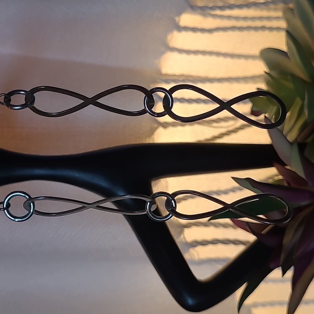 Infinity Earrings 4" drop